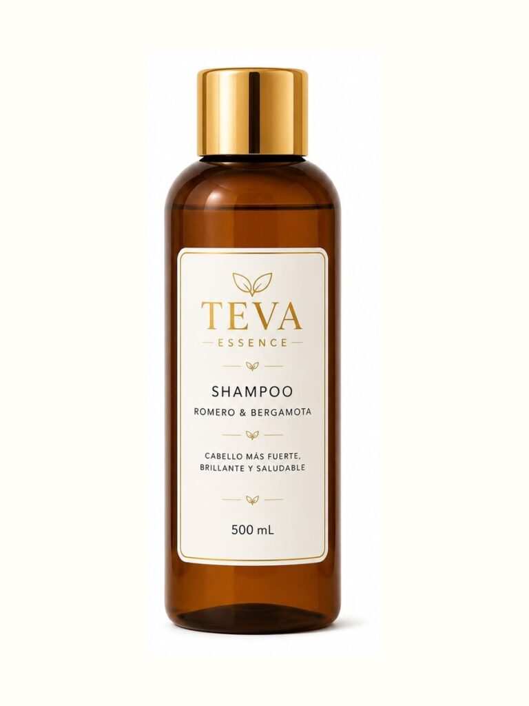shampoo natural romero bergamota